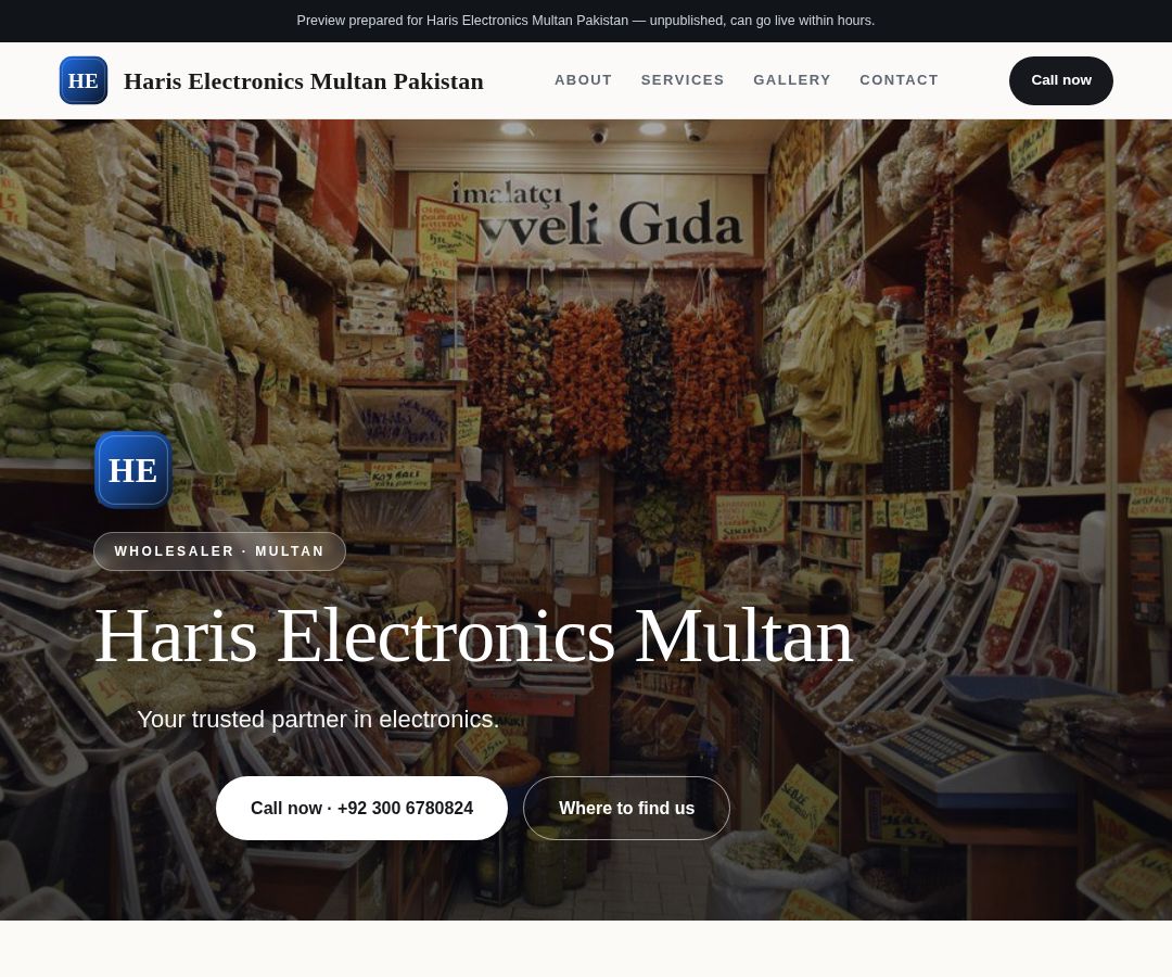 Haris Electronics Multan Pakistan