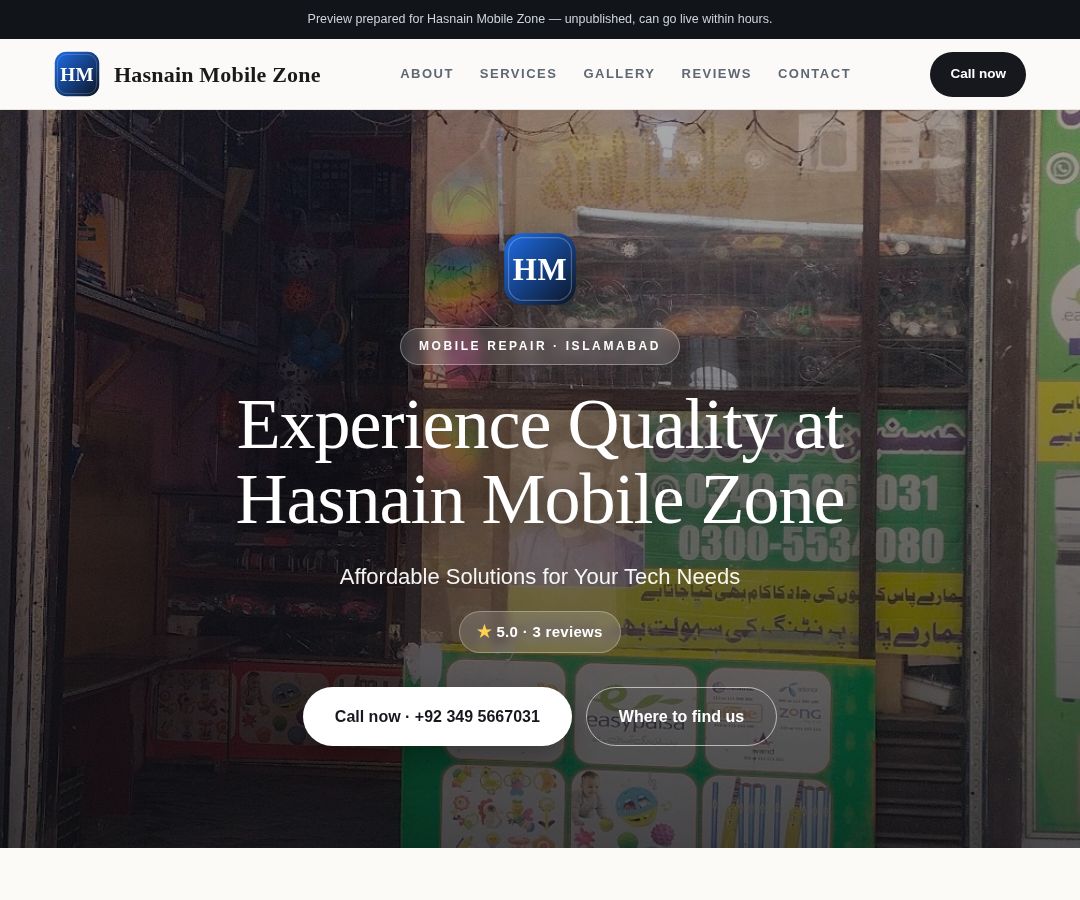 Hasnain Mobile Zone