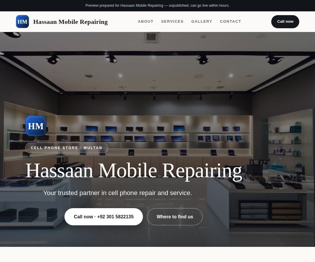Hassaan Mobile Repairing