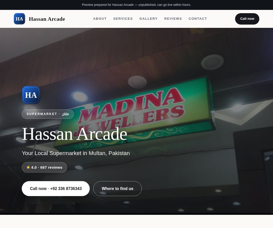 Hassan Arcade