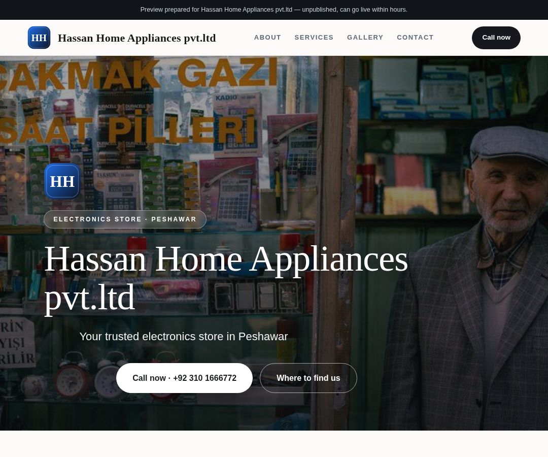 Hassan Home Appliances pvt.ltd