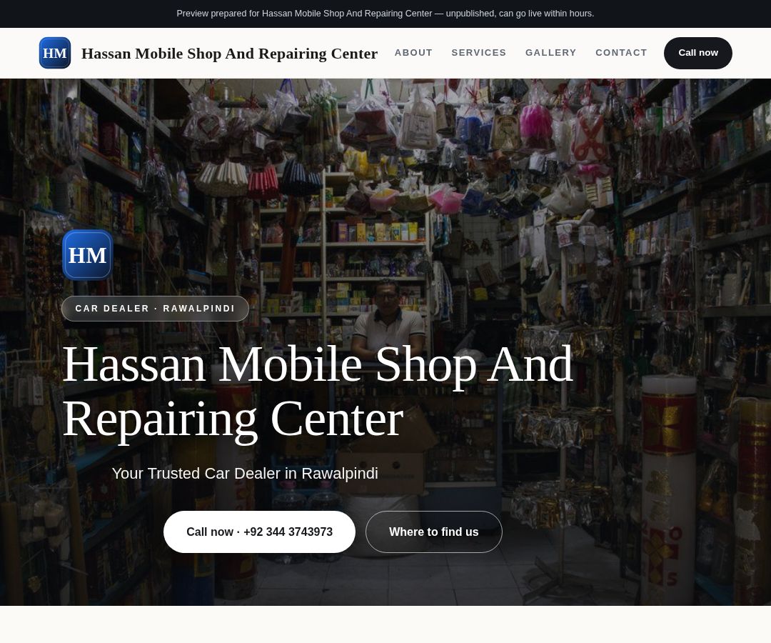 Hassan Mobile Shop And Repairing Center