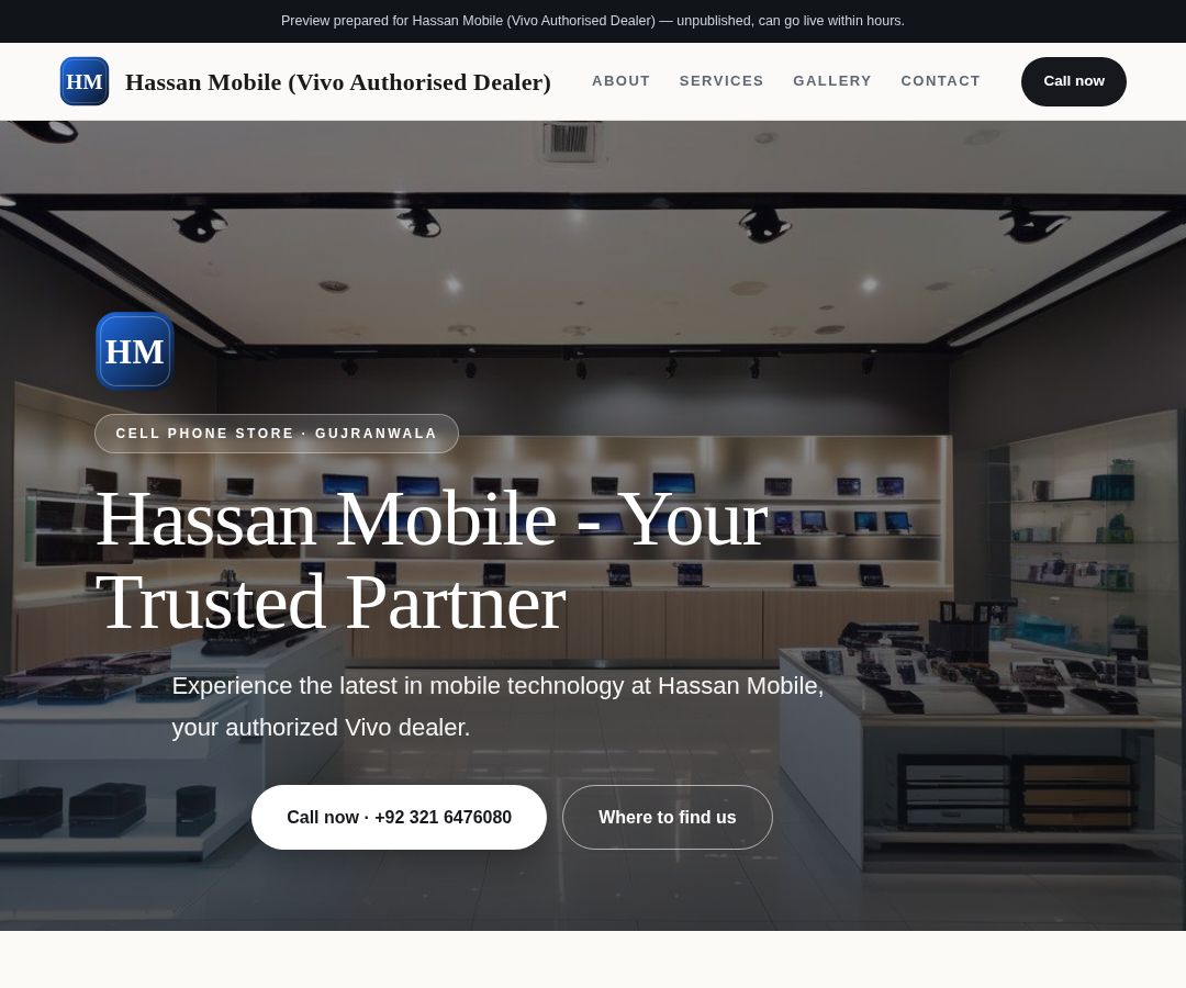 Hassan Mobile (Vivo Authorised Dealer)