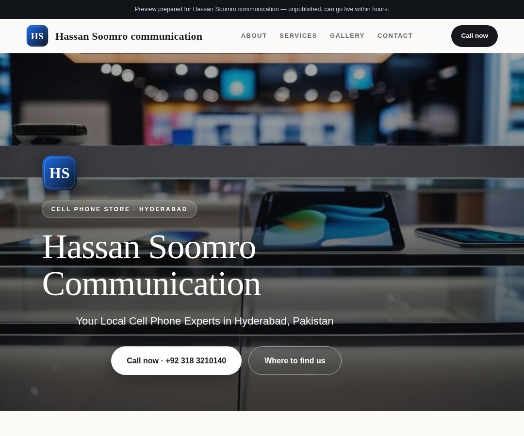 Hassan Soomro communication