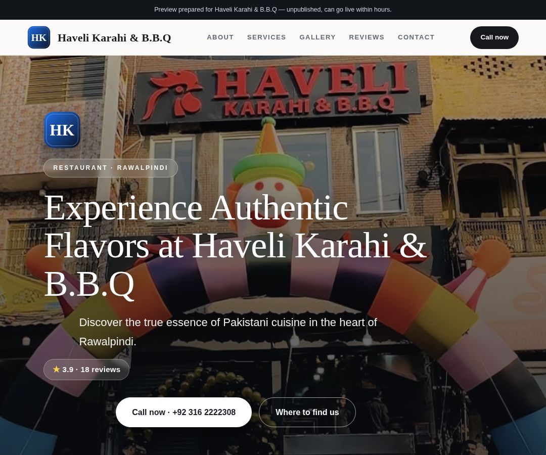 Haveli Karahi & B.B.Q