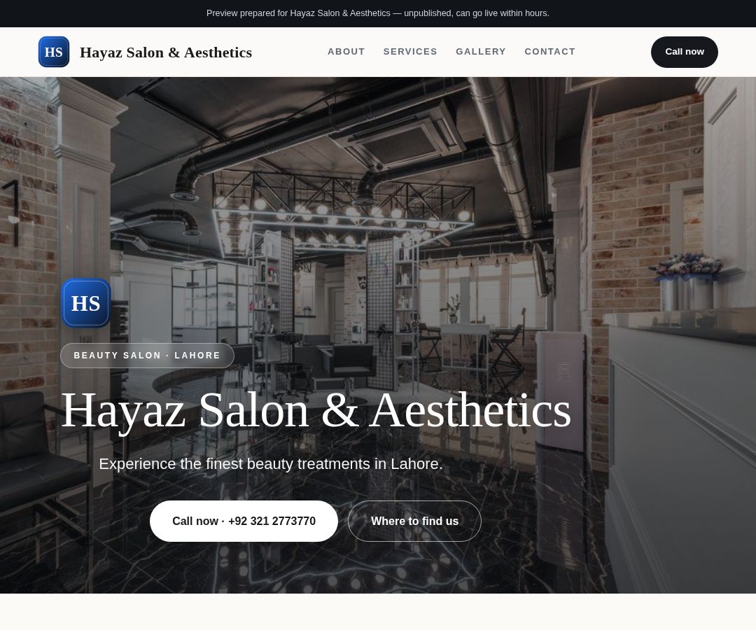 Hayaz Salon & Aesthetics