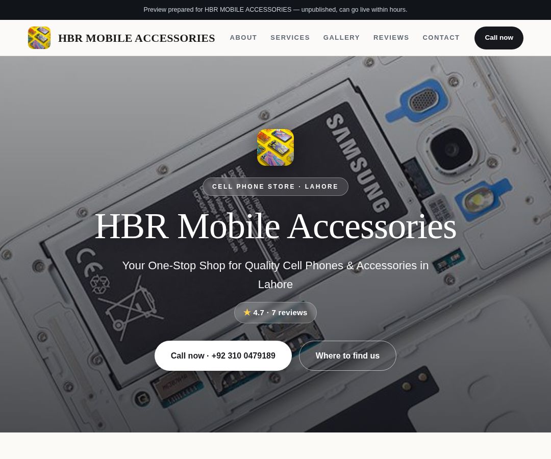 HBR MOBILE ACCESSORIES