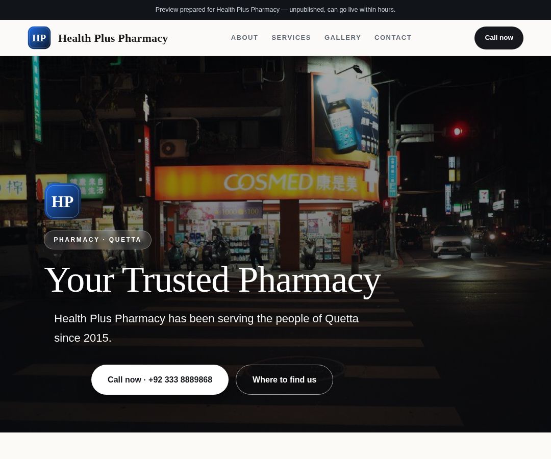 Health Plus Pharmacy