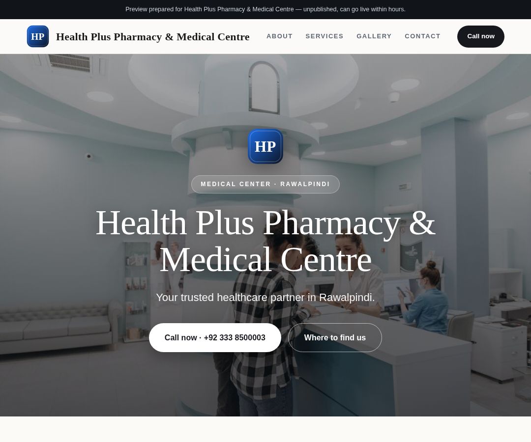 Health Plus Pharmacy & Medical Centre