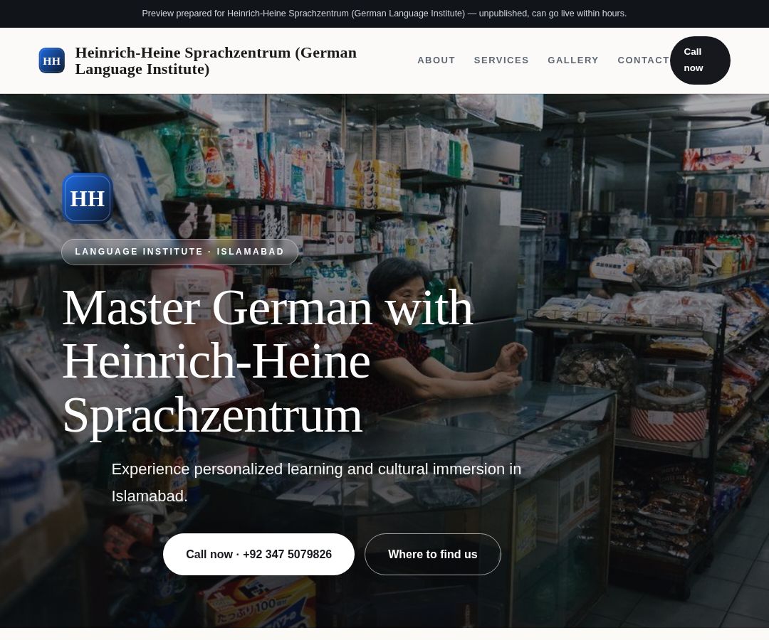 Heinrich-Heine Sprachzentrum (German Language Institute)