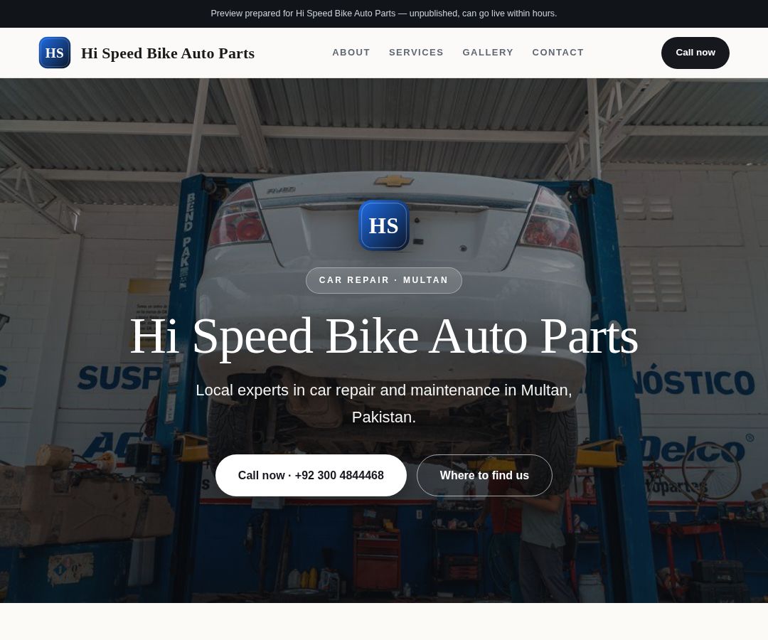 Hi Speed Bike Auto Parts