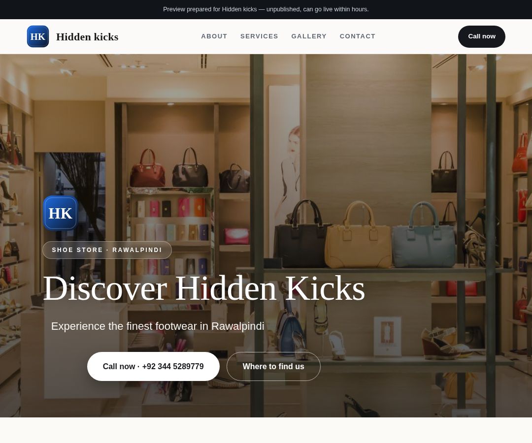 Hidden kicks