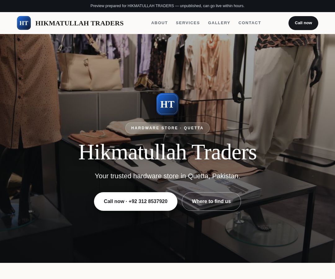HIKMATULLAH TRADERS