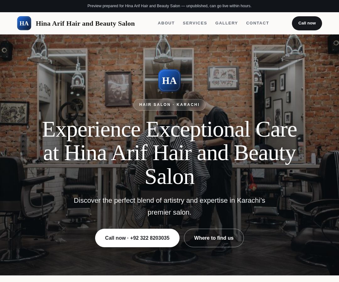 Hina Arif Hair and Beauty Salon