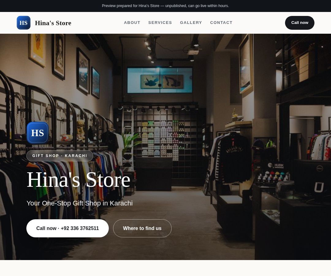Hina's Store