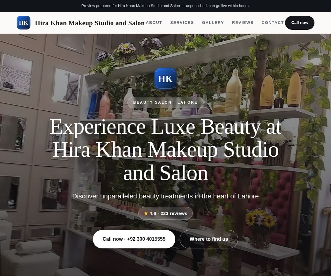 Hira Khan Makeup Studio and Salon