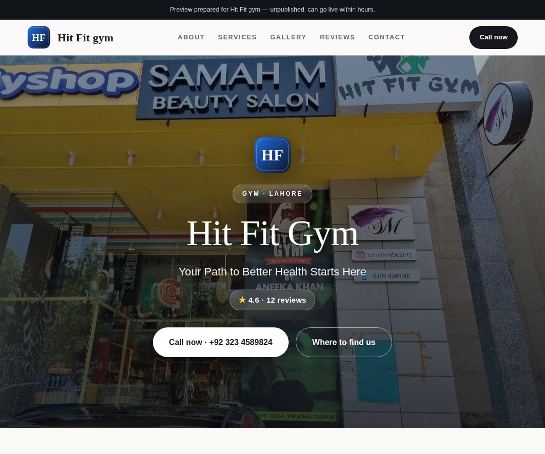 Hit Fit gym