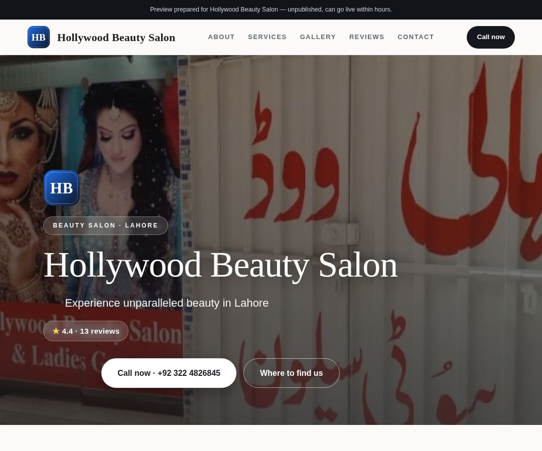 Hollywood Beauty Salon