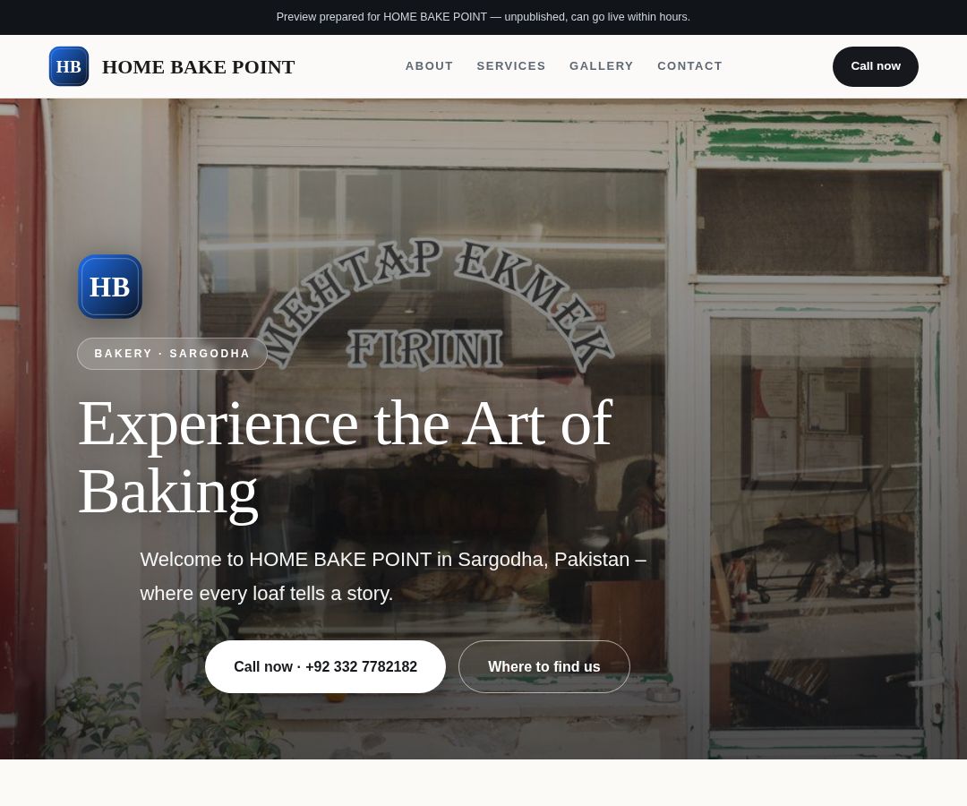 HOME BAKE POINT