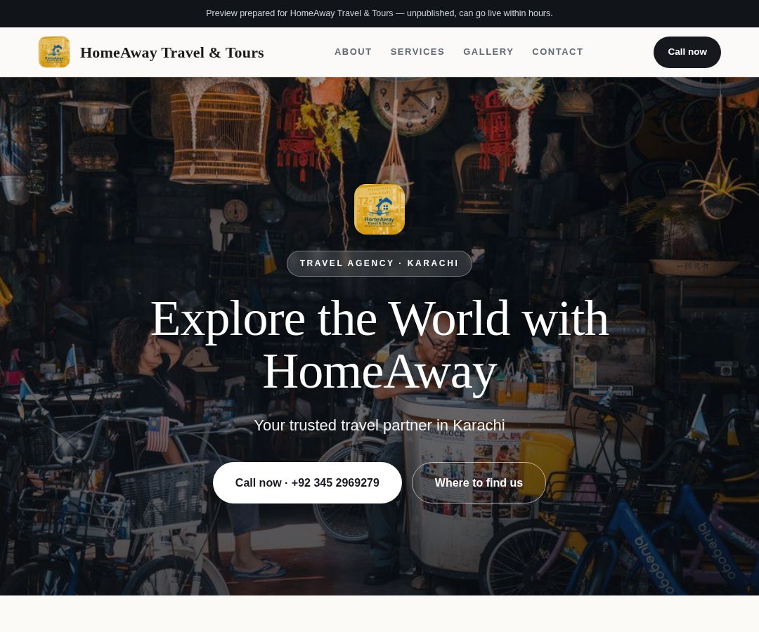 HomeAway Travel & Tours
