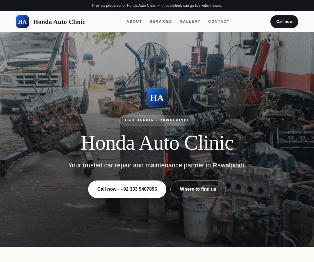 Honda Auto Clinic