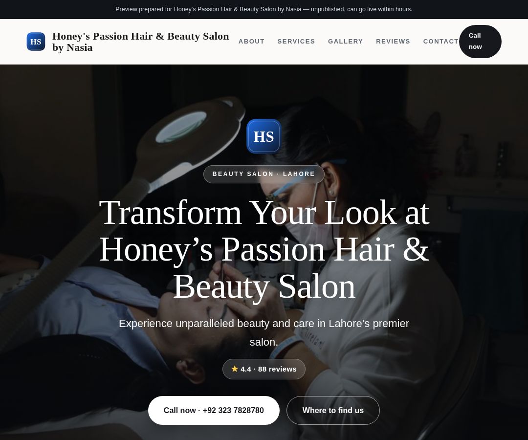 Honey's Passion Hair & Beauty Salon by Nasia