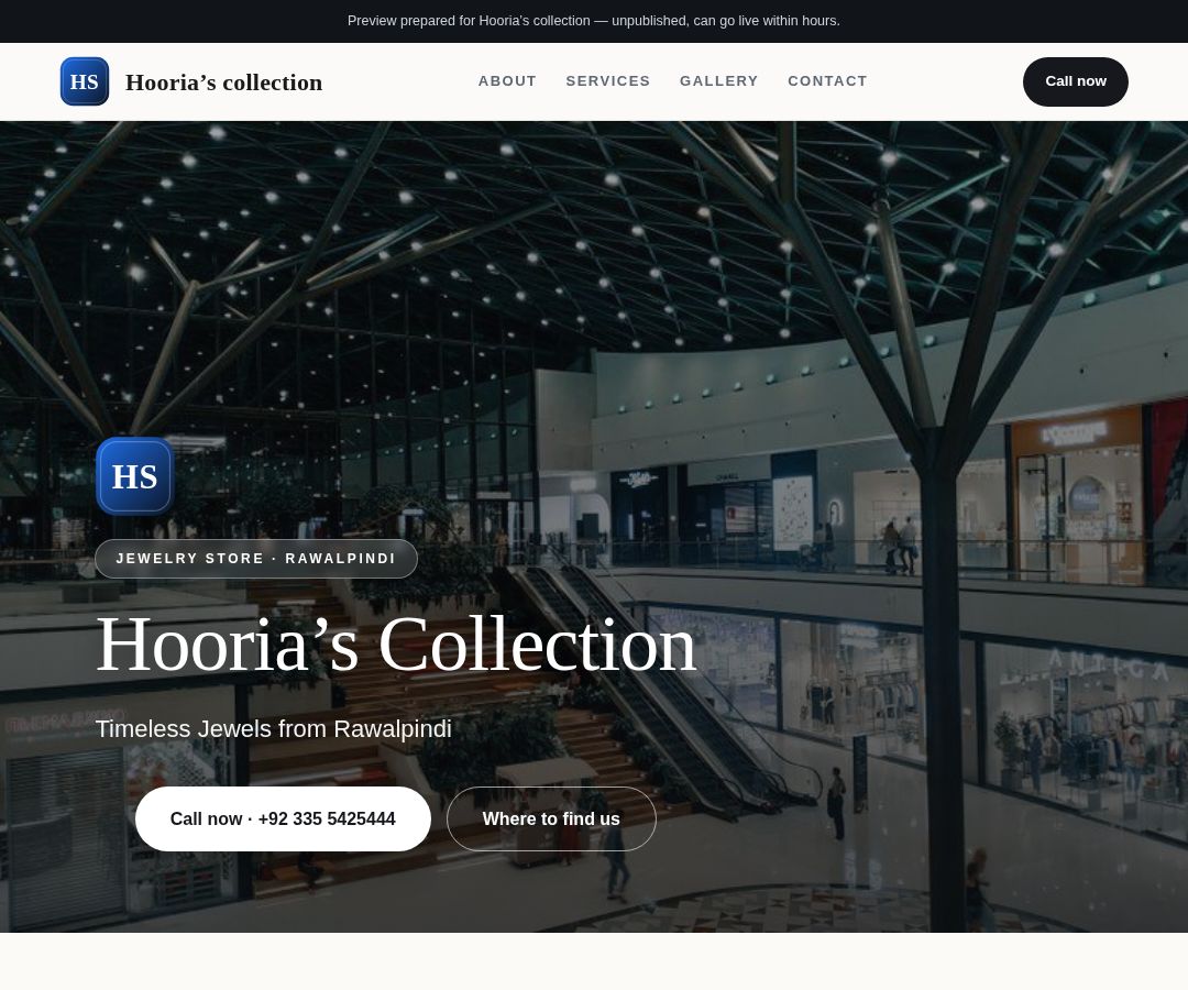 Hooria’s collection