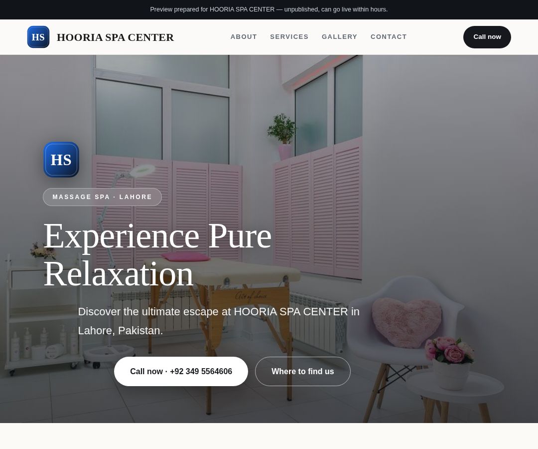 HOORIA SPA CENTER