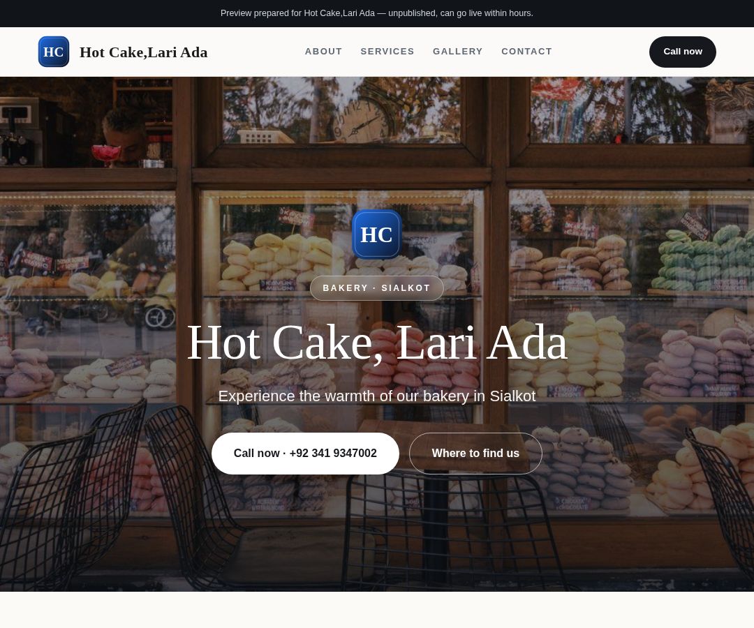 Hot Cake,Lari Ada