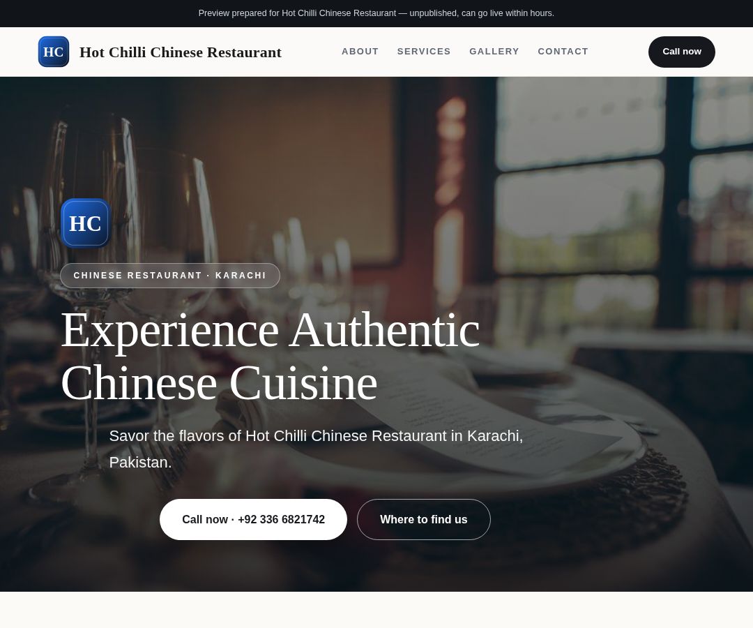 Hot Chilli Chinese Restaurant