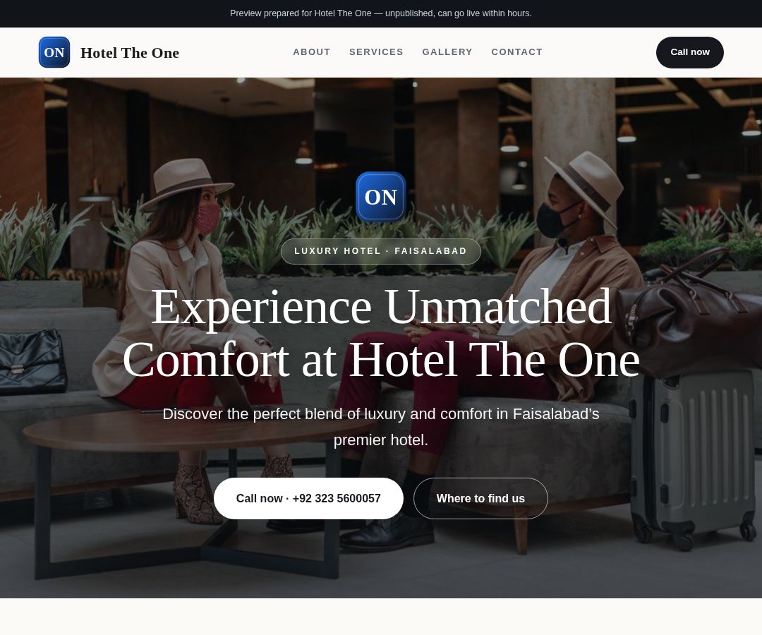 Hotel The One
