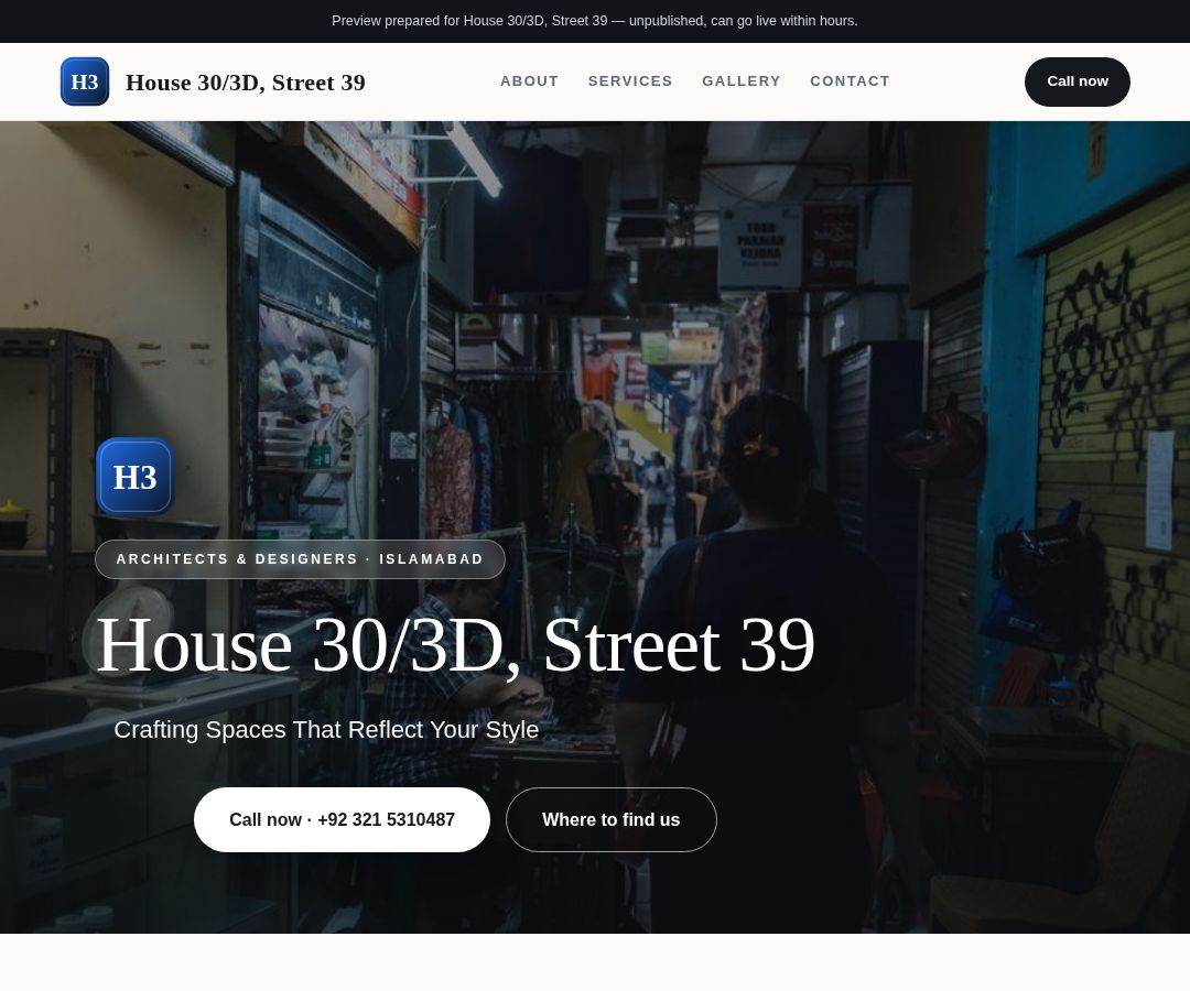 House 30/3D, Street 39