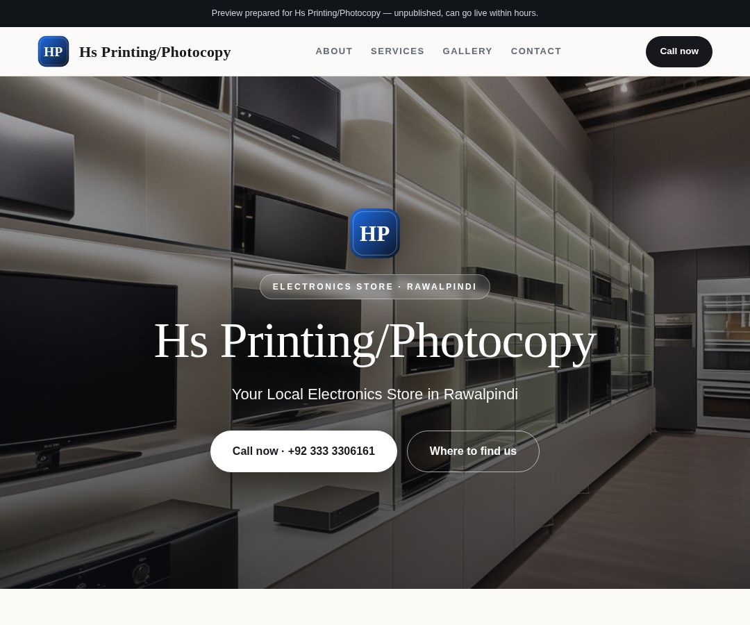 Hs Printing/Photocopy