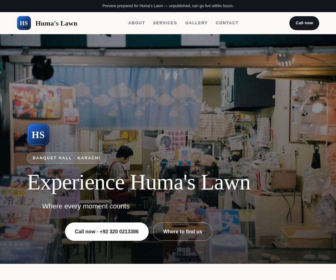 Huma's Lawn
