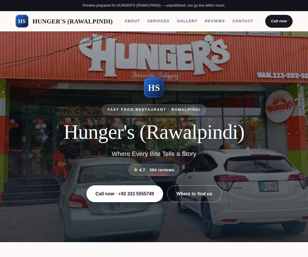 HUNGER'S (RAWALPINDI)