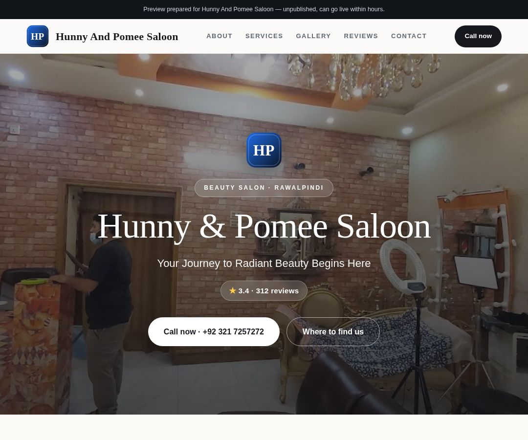 Hunny And Pomee Saloon