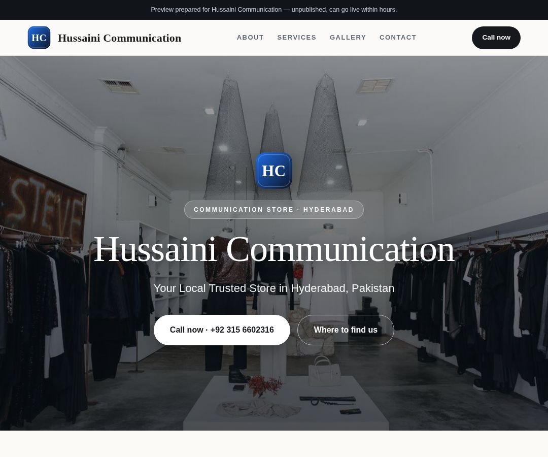 Hussaini Communication