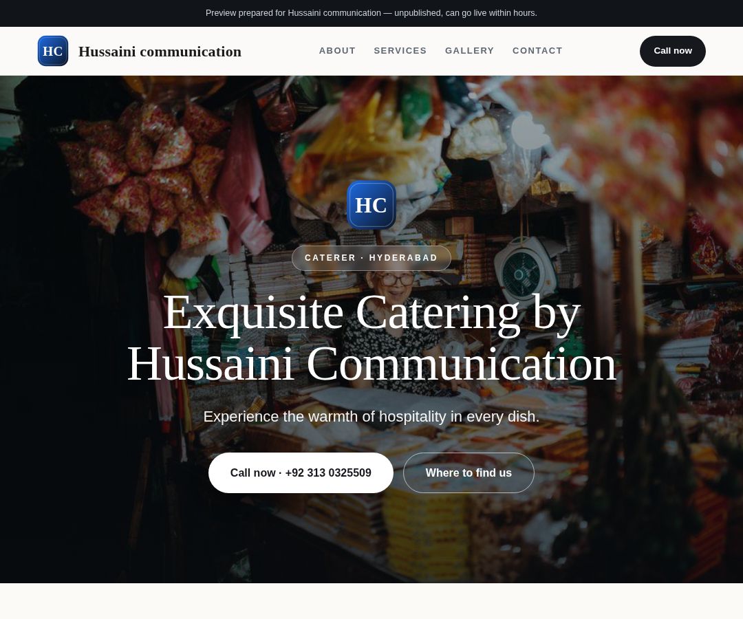 Hussaini communication