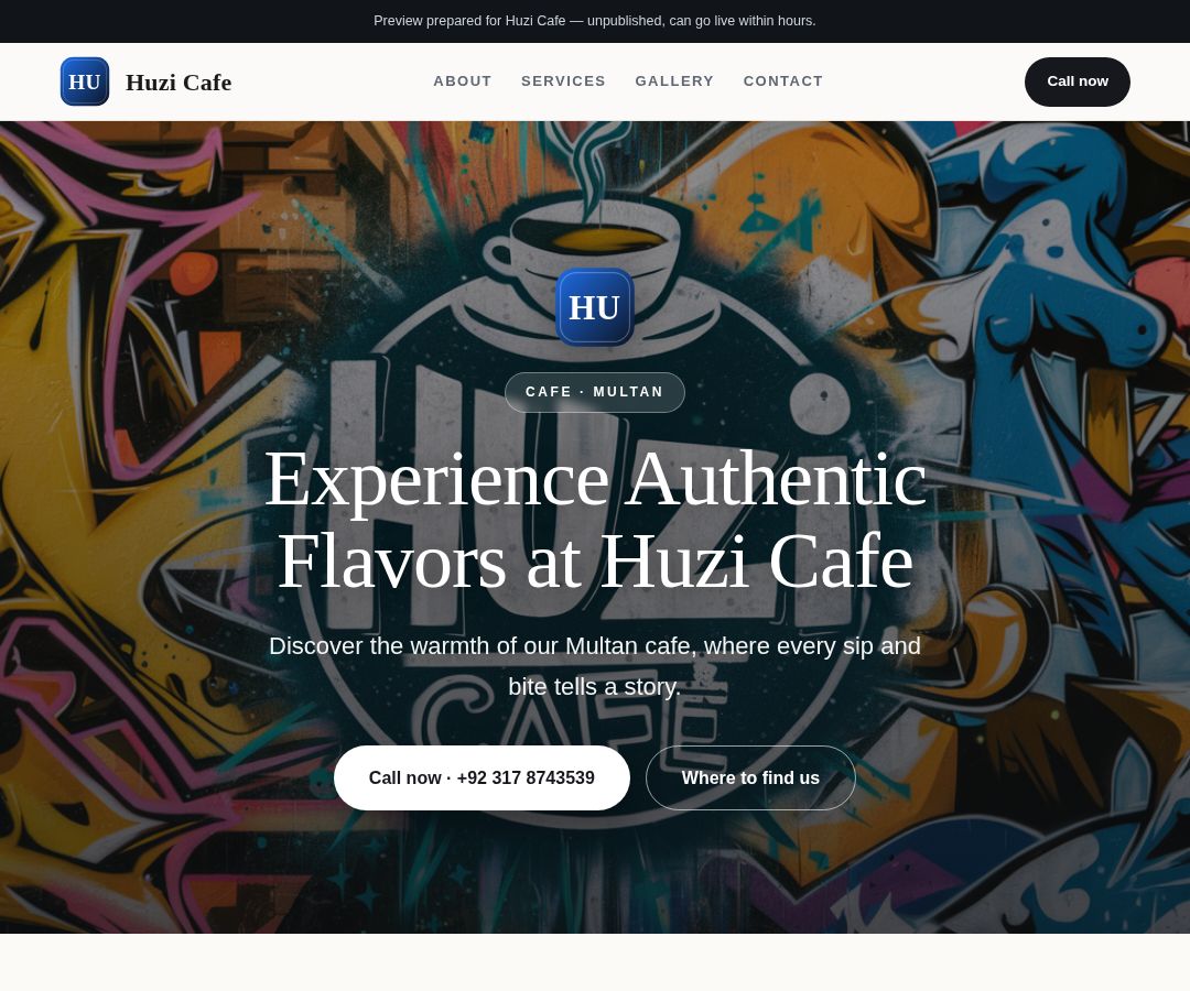 Huzi Cafe