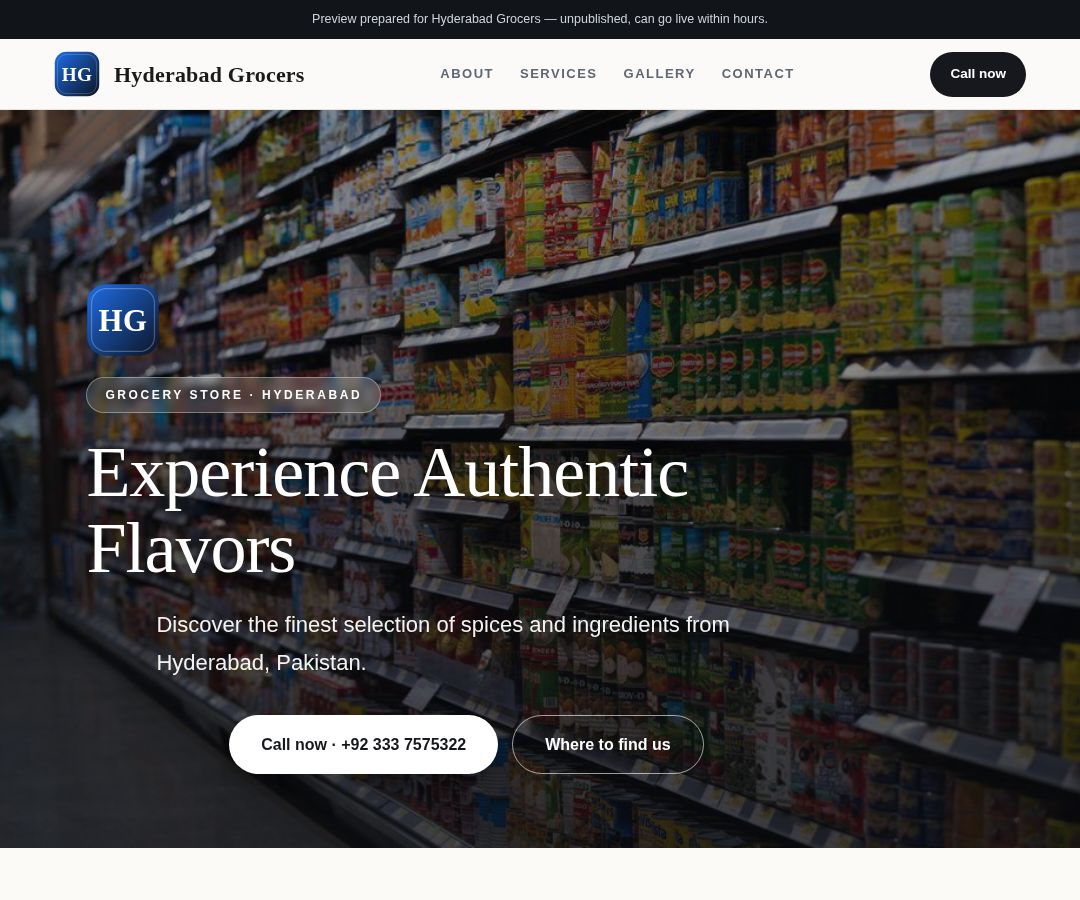 Hyderabad Grocers