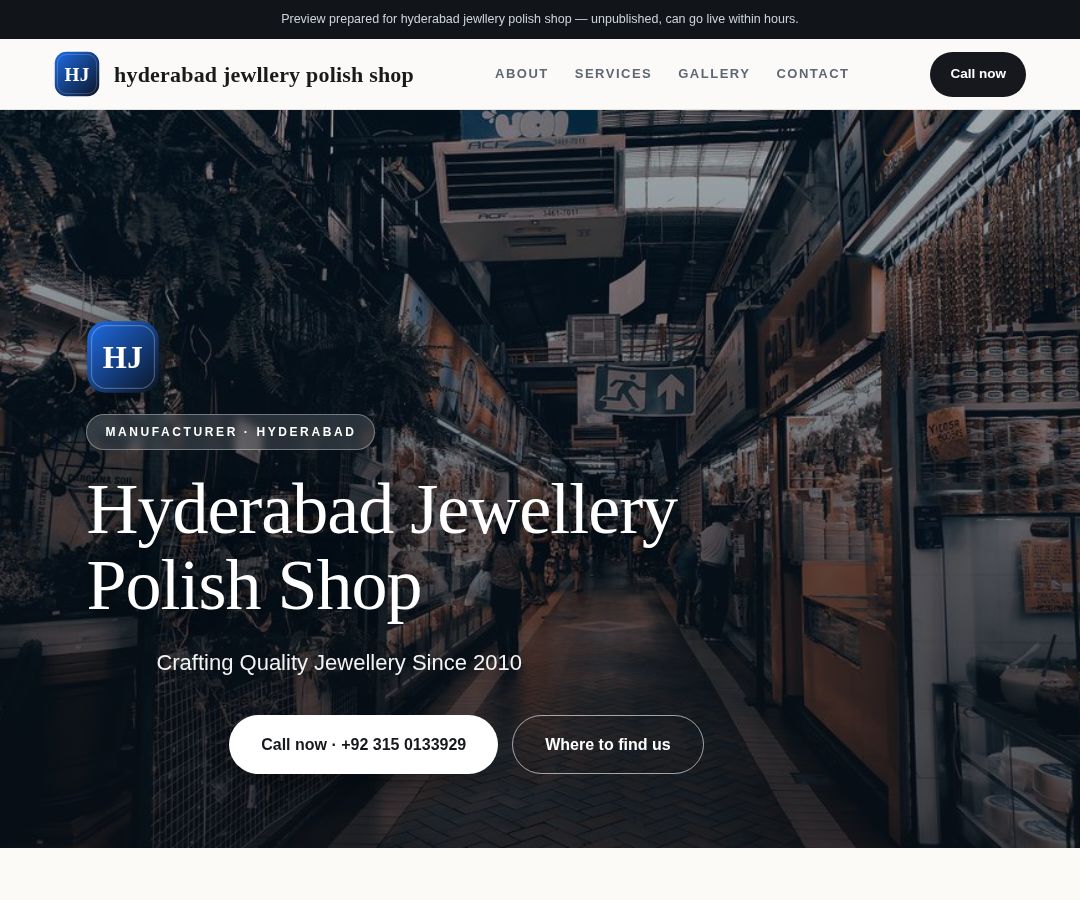 hyderabad jewllery polish shop