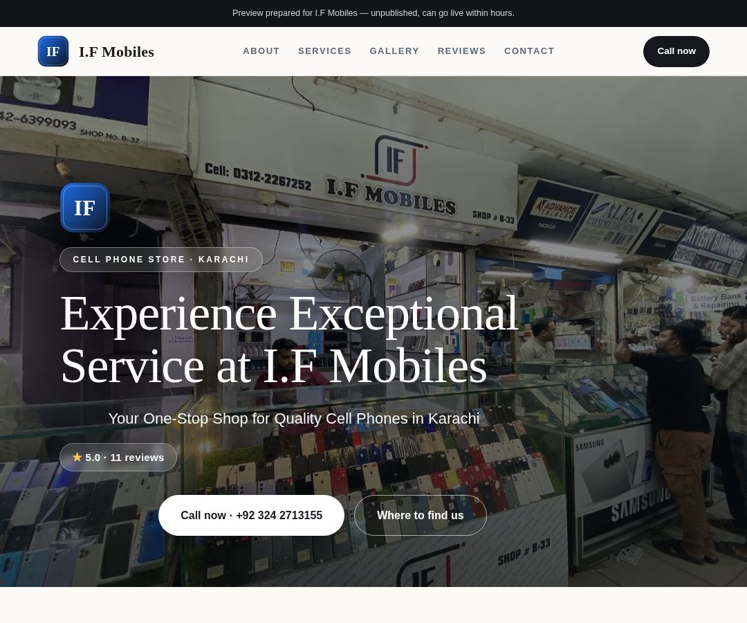I.F Mobiles