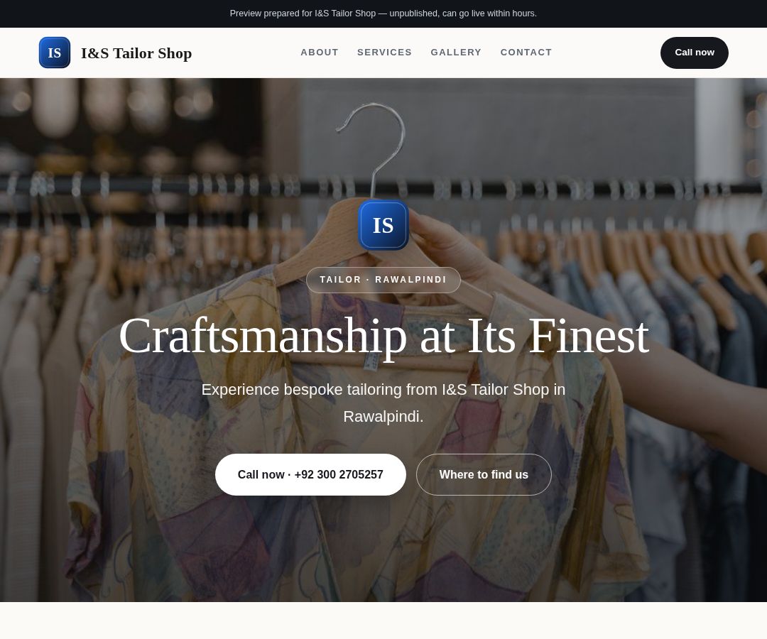 I&S Tailor Shop