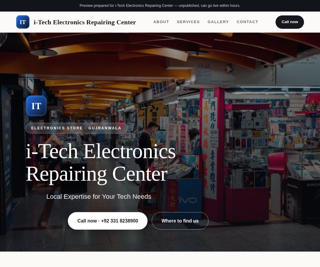 i-Tech Electronics Repairing Center