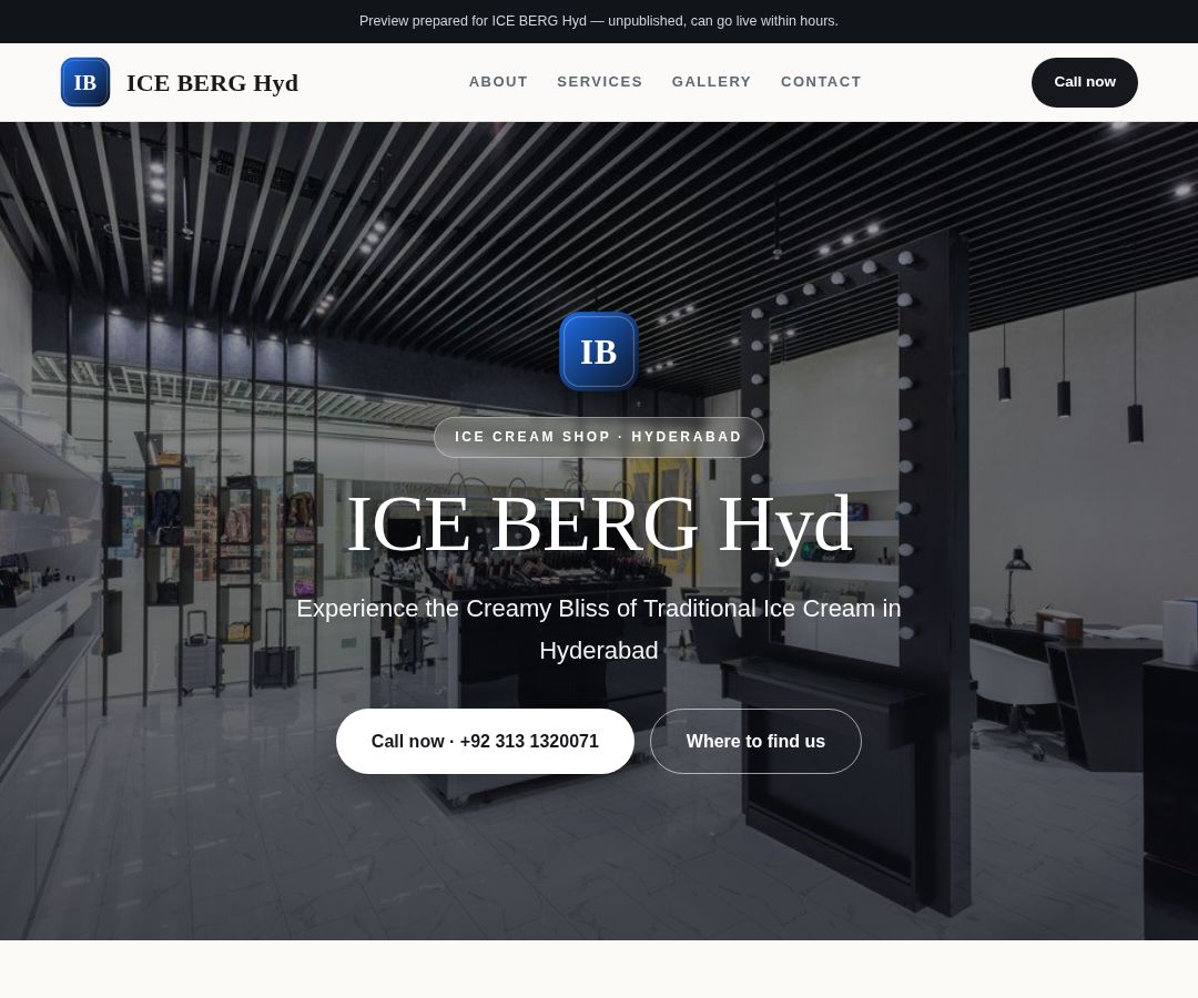 ICE BERG Hyd