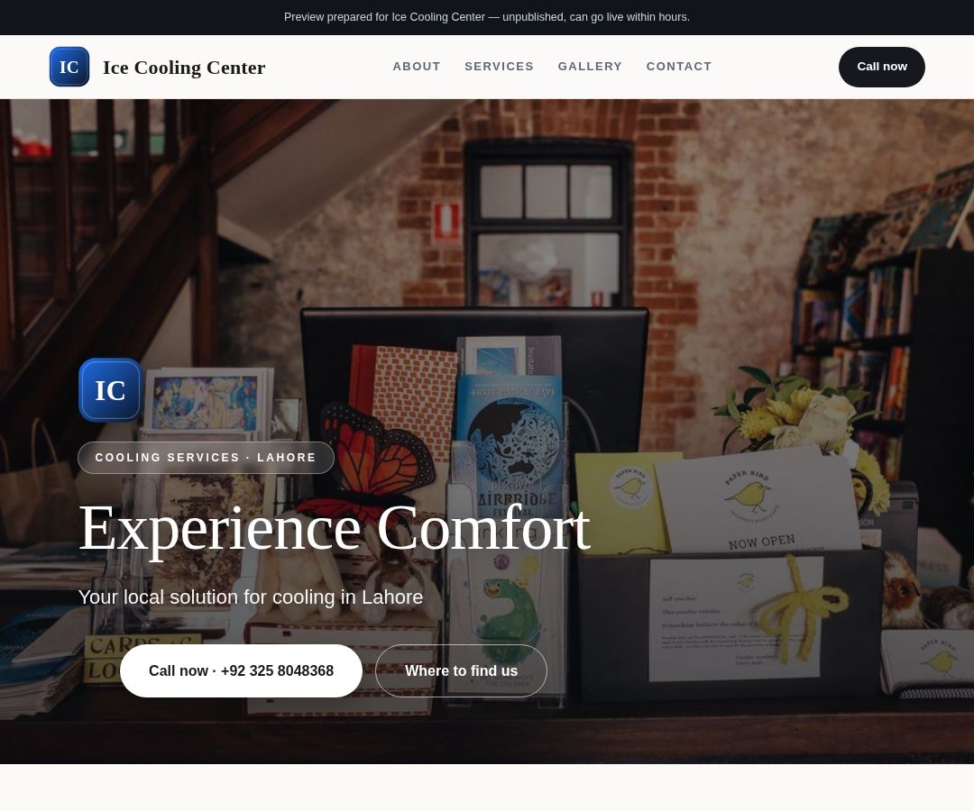 Ice Cooling Center