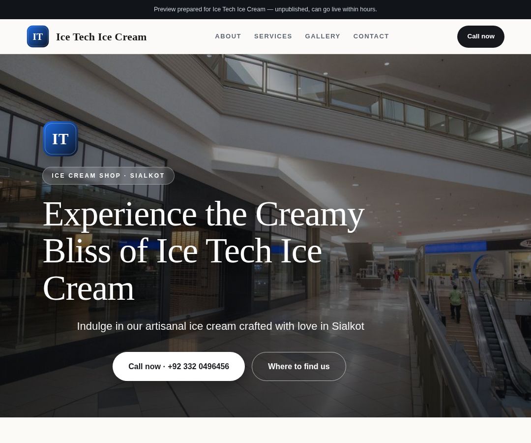 Ice Tech Ice Cream