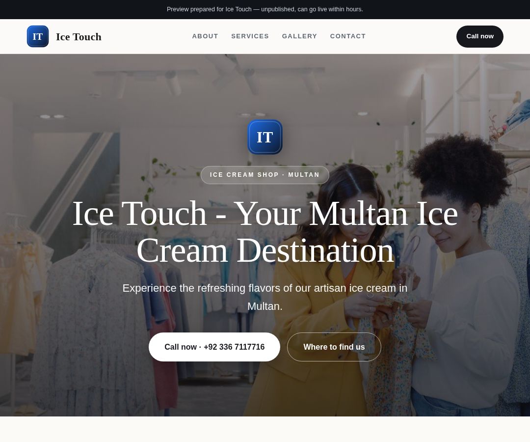 Ice Touch