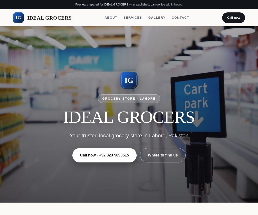 IDEAL GROCERS
