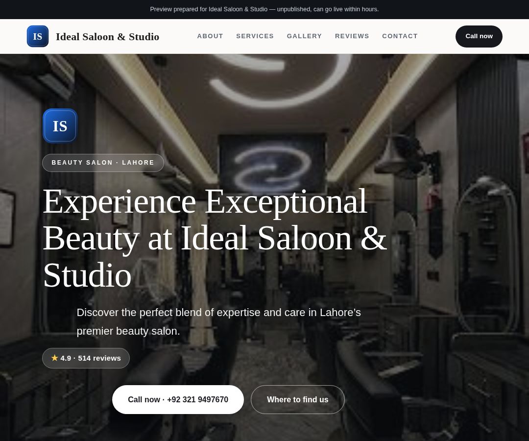 Ideal Saloon & Studio